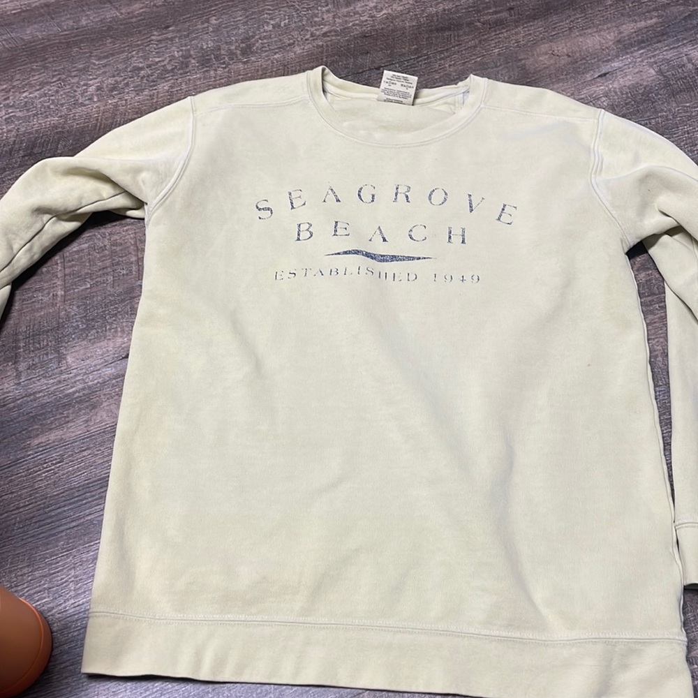 worn crewneck